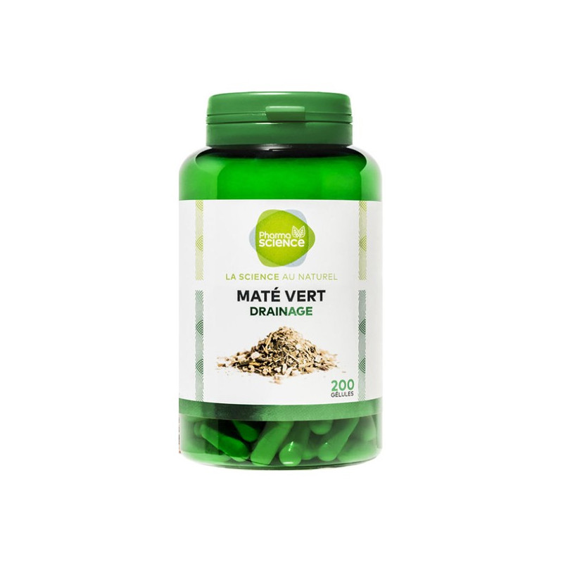 Pharmascience mate verde drenante 200 cápsulas