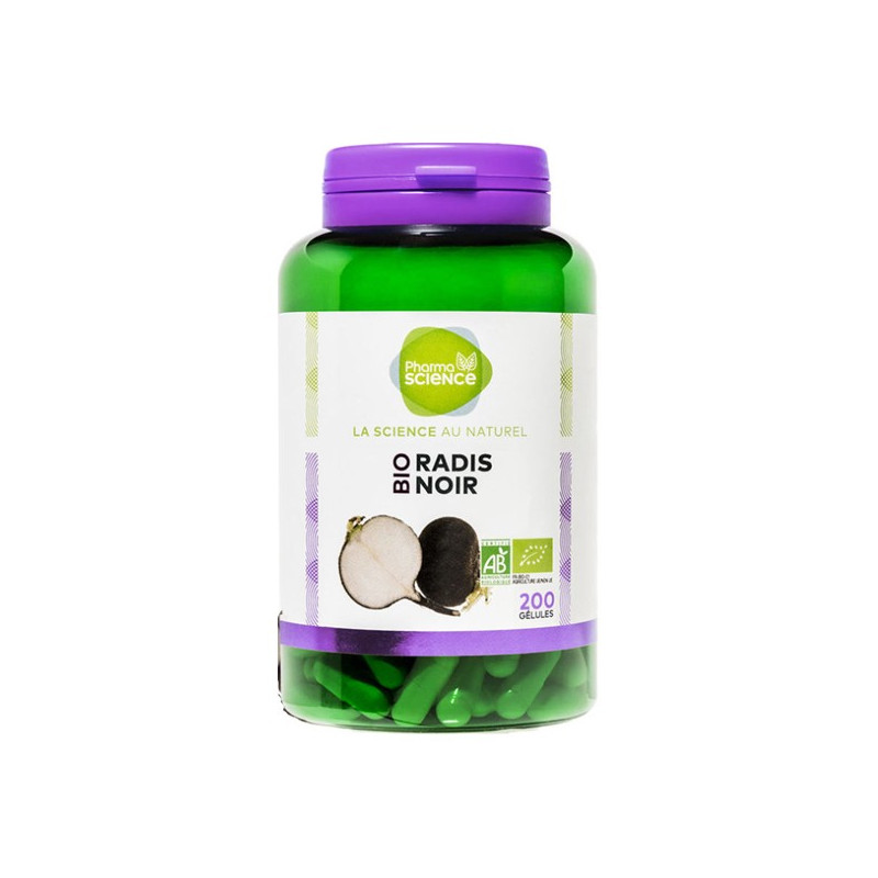 Rábano negro bio Pharmascience 200 cápsulas Rábano negro bio Pharmascience 200 cápsulas