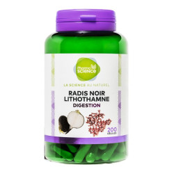Pharmascience rábano negro litotamnio digestión 200 cápsulas