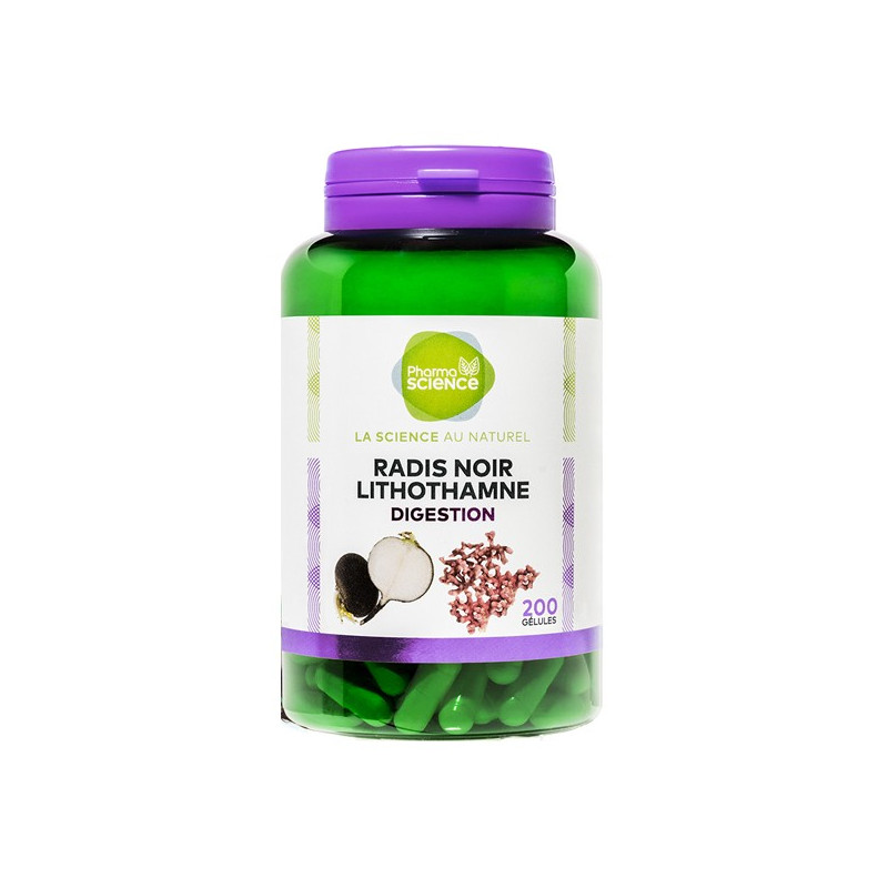 Pharmascience rábano negro litotamnio digestión 200 cápsulas Pharmascience rábano negro litotamnio digestión 200 cápsulas