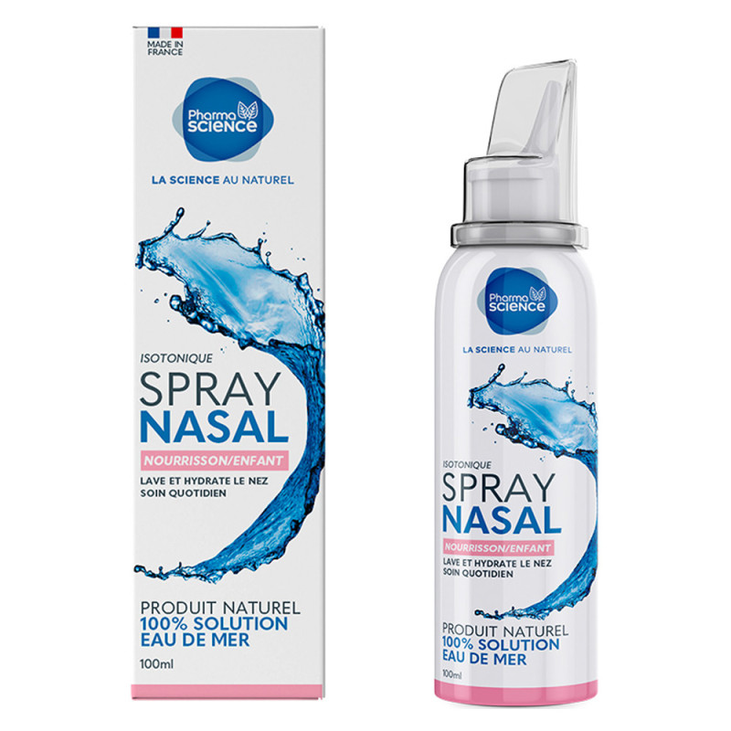 Pharmascience Isotonic Spray nasal para lactantes y niños 100ml Pharmascience Isotonic Spray nasal para lactantes y niños 100ml