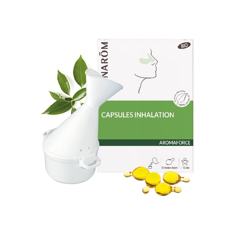 Pranarôm Aromaforce Inhalación 15 cápsulas + inhalador bio Pranarôm Aromaforce Inhalación 15 cápsulas + inhalador bio