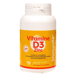 Pharmascience Vitamina D3 + zinc 120 cápsulas