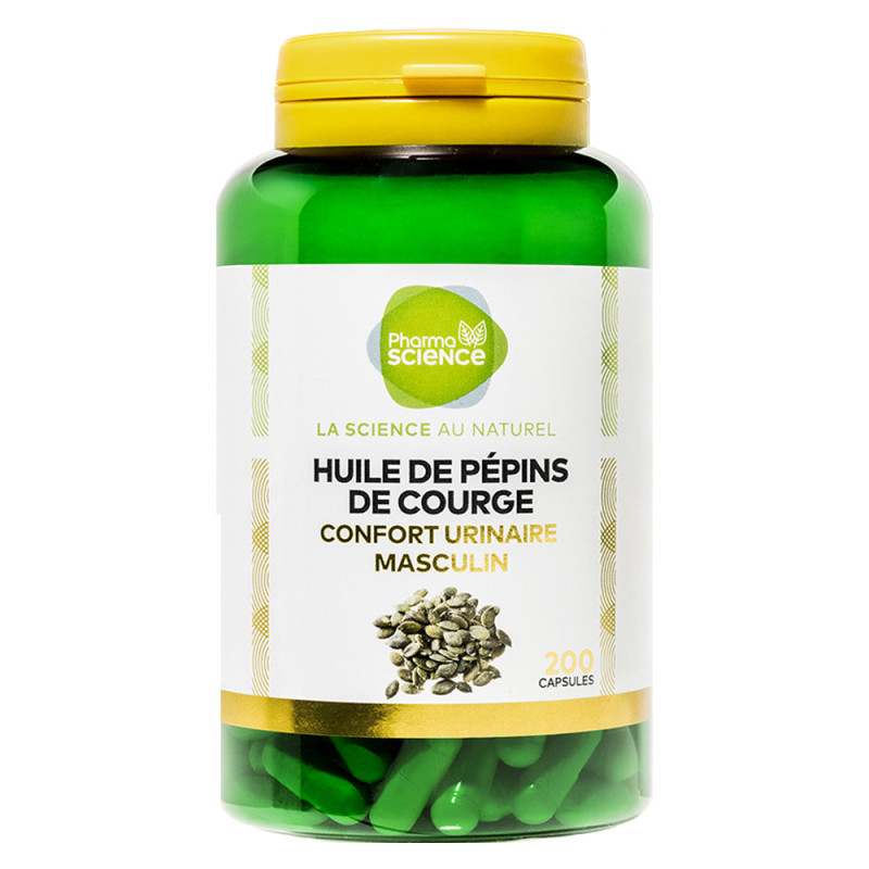 Pharmascience Aceite de semillas de calabaza 200 cápsulas