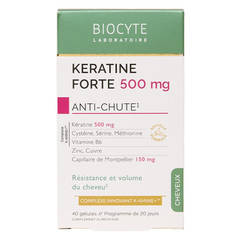 Biocyte Keratine Forte 500 mg 120 cápsulas