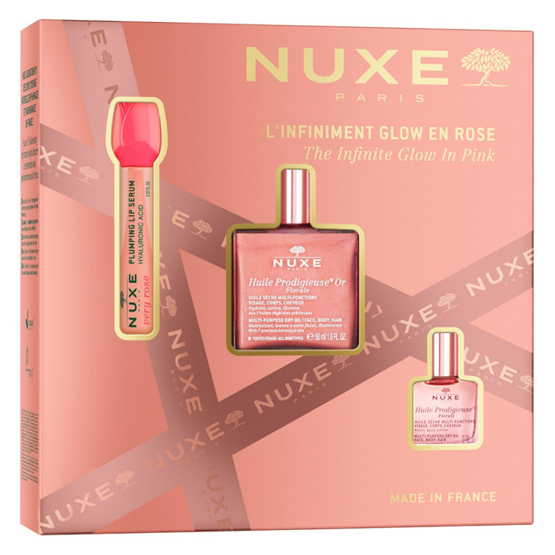 Set de Regalo de Navidad Nuxe L'infiniment Glow en Rose