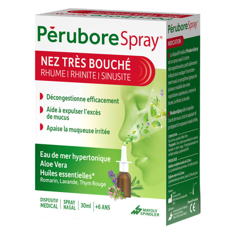 Pérubore Spray Nariz muy tapada 30ml Pérubore Spray Nariz muy tapada 30ml