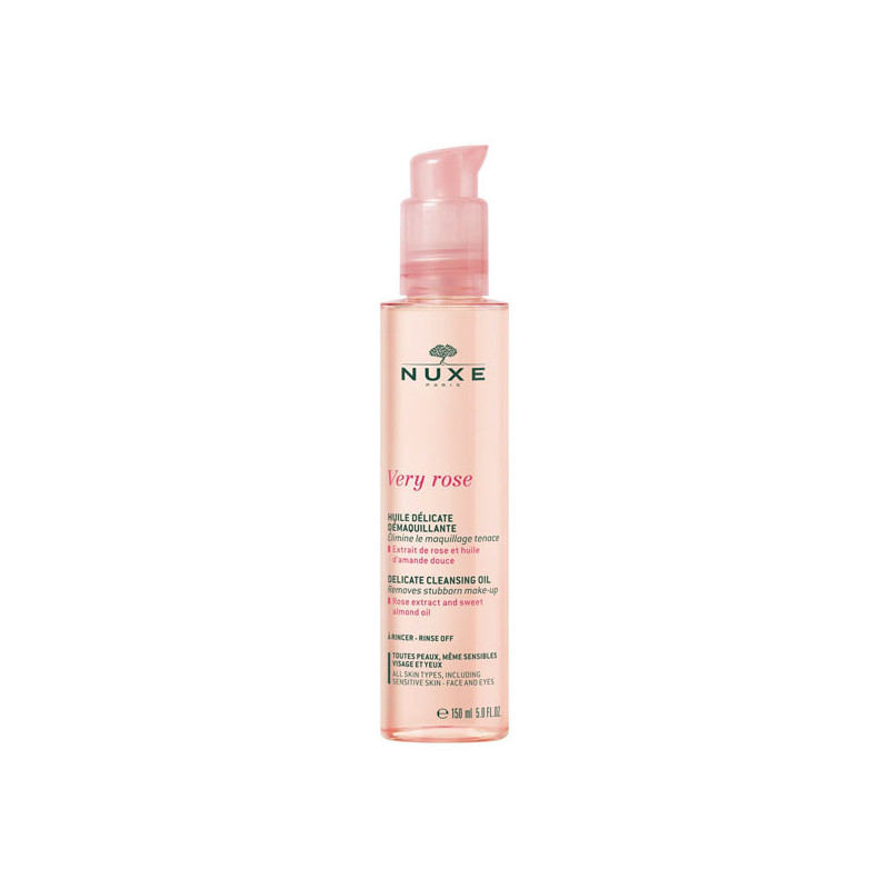 Nuxe Very Rose Huile délicate démaquillante 150ml