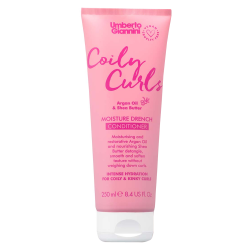 Umberto Giannini Coily Curls Acondicionador hidratante para cabello rizado 250ml