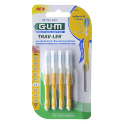 GUM Trav-ler 1514 Cepillos interdentales 1,3 mm 6 uds