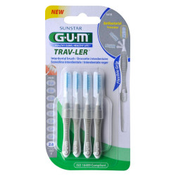GUM Trav-ler 1618 Cepillos interdentales 2,0 mm 6 uds