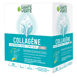 Santé Verte Colágeno sabor limón 30 sticks