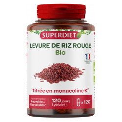 Superdiet Organic Levadura Roja de Arroz 120 cápsulas