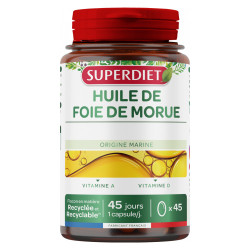 Superdiet Aceite de Hígado de Bacalao 45 cápsulas