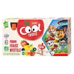Vitabio Cool Fruits manzana fresa arándano 12 frascos de 90gr