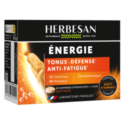 Herbesan Energía 30 comprimidos efervescentes