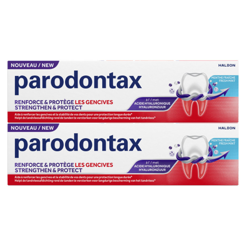 Parodontax Fortalece y Protege las Encías Pasta Dentífrica Menta Fresca 2x75ml