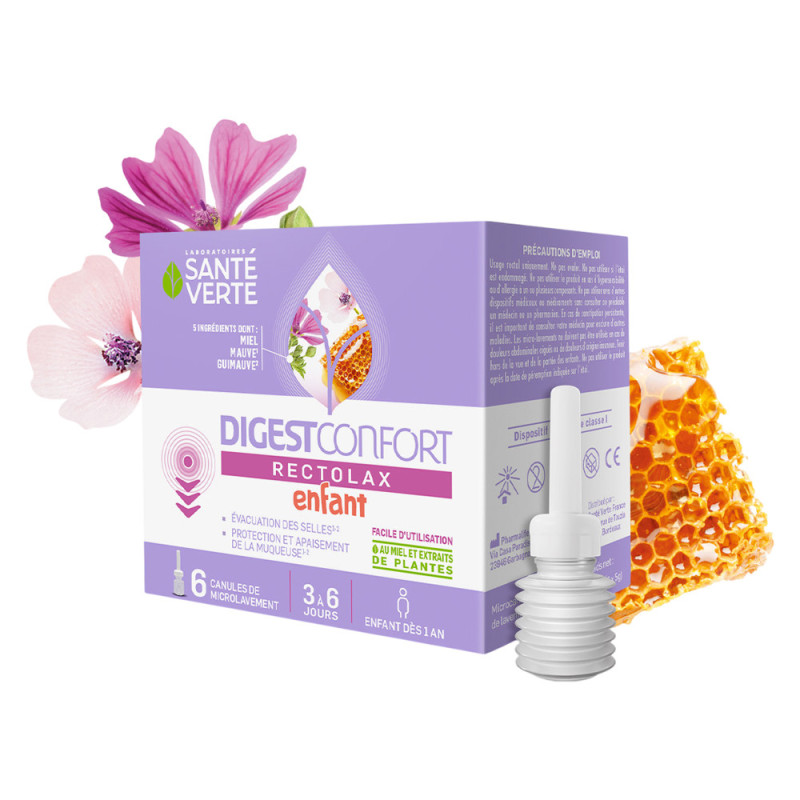 Santé Verte DigestConfort Rectolax niño 6 cánulas