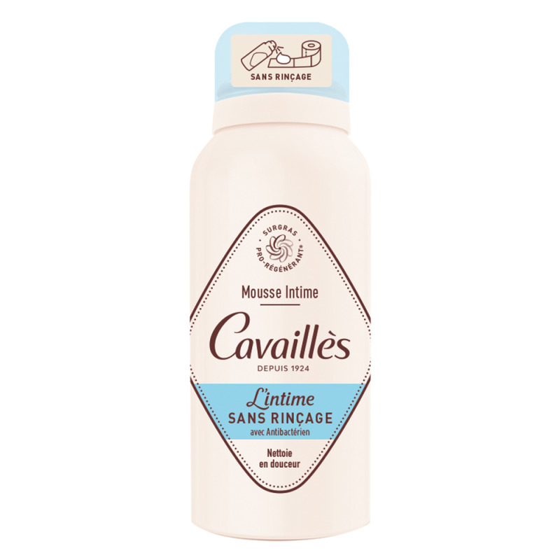 Cavaillès Espuma íntima sin aclarado antibacteriana 100ml