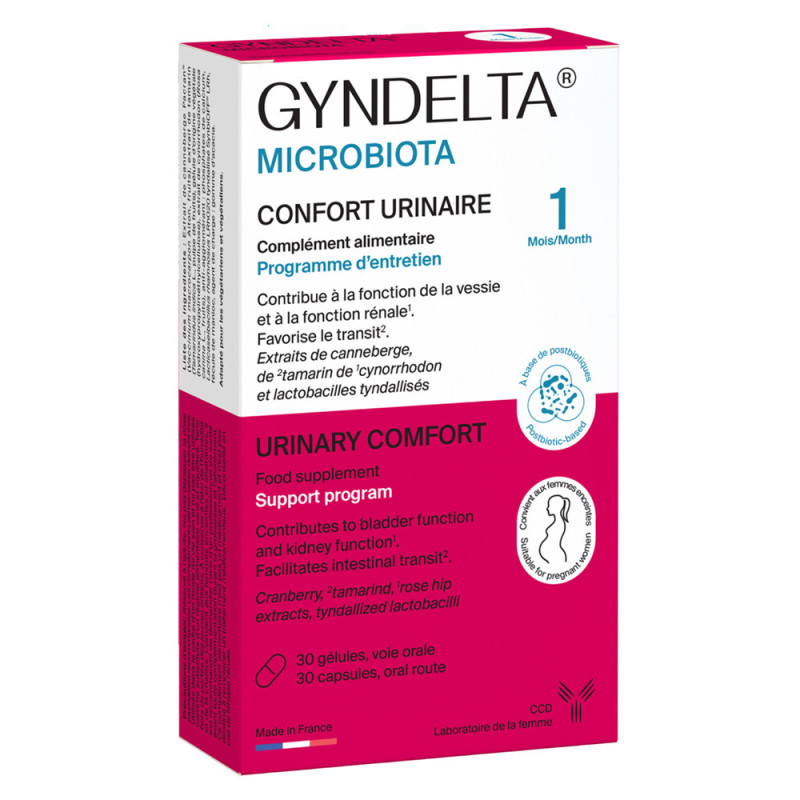 CCD Gyndelta Microbiota Urinaria Confort 30 cápsulas