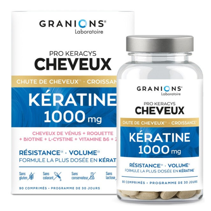 Granions Pro Keracys Queratina Capilar 1000mg 90 comprimidos