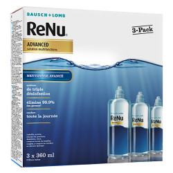 Bausch + Lomb ReNu Advanced Solución Multifuncional envase 3x360ml