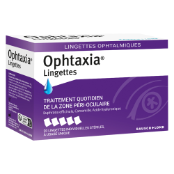 Bausch + Lomb Ophtaxia 20 toallitas oftálmicas