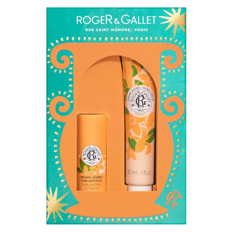 Roger & Gallet Set Bálsamo Labial y Crema de Manos Neroli 30ml Roger & Gallet Set Bálsamo Labial y Crema de Manos Neroli 30ml