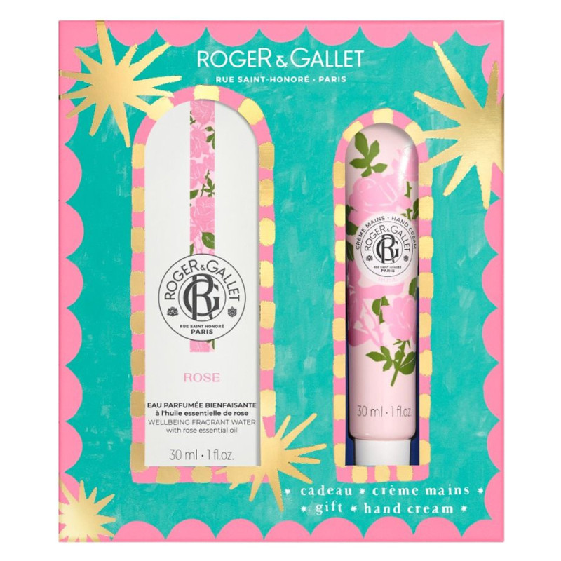 Roger & Gallet Set de Regalo Rosa Agua Perfumada 30ml y Crema de Manos 30ml