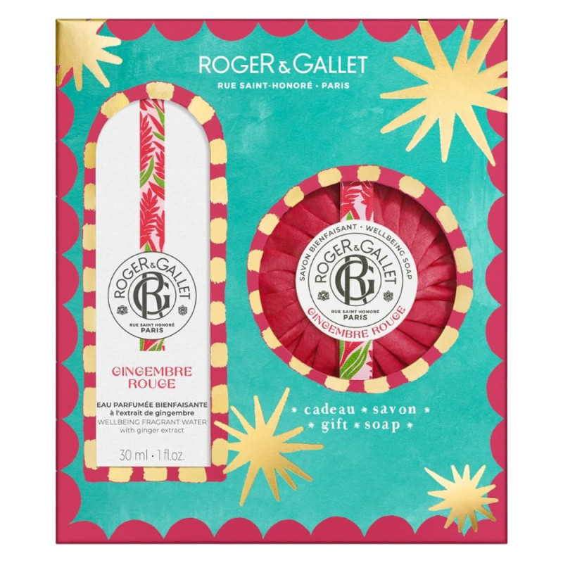 Roger & Gallet Set de Regalo Jengibre Rojo Agua Perfumada 30ml y Jabón 100gr Roger & Gallet Set de Regalo Jengibre Rojo Agua Perfumada 30ml y Jabón 100gr