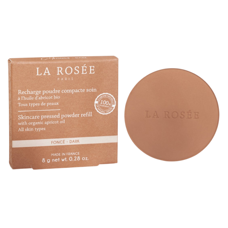 La Rosée Recarga polvo compacto cuidado 04 oscuro 8gr La Rosée Recarga polvo compacto cuidado 04 oscuro 8gr