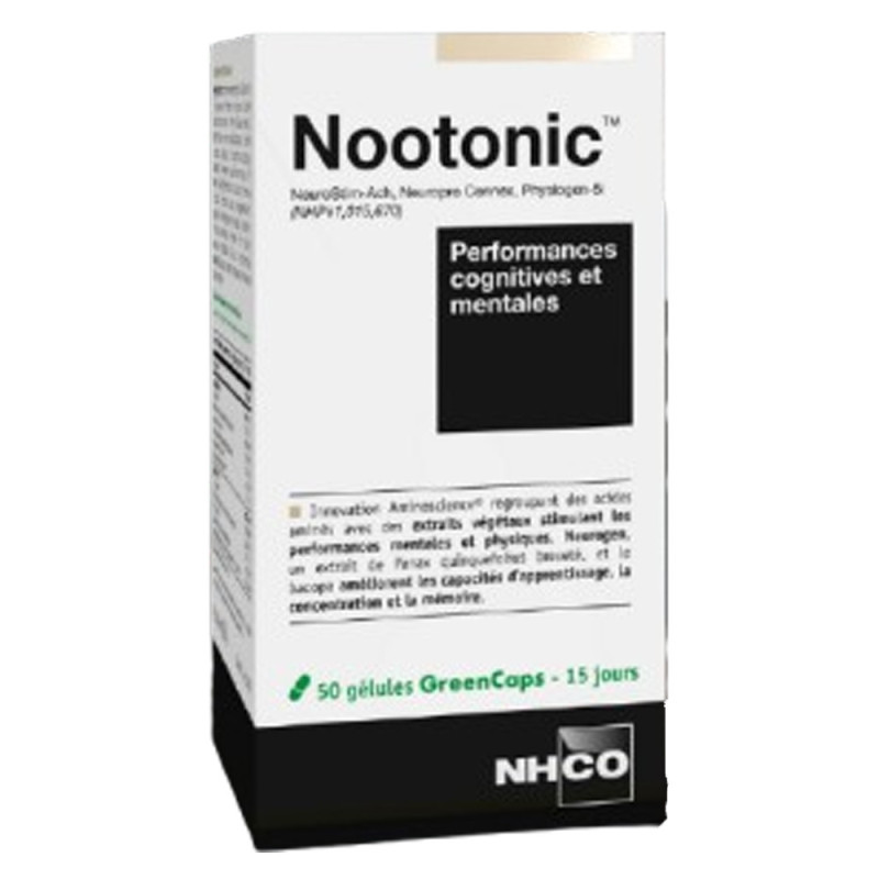Nhco Nootonic Rendimiento Cognitivo y Mental 50 cápsulas