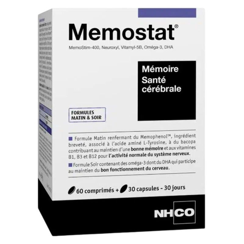 Nhco Memostat 60 comprimidos + 30 cápsulas