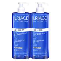 Uriage DS Hair Champú Equilibrante Suave set de 2 x 500ml