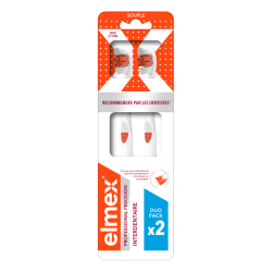 Cepillo de Dientes Suave de Precisión Interdental Profesional Elmex Paquete dúo