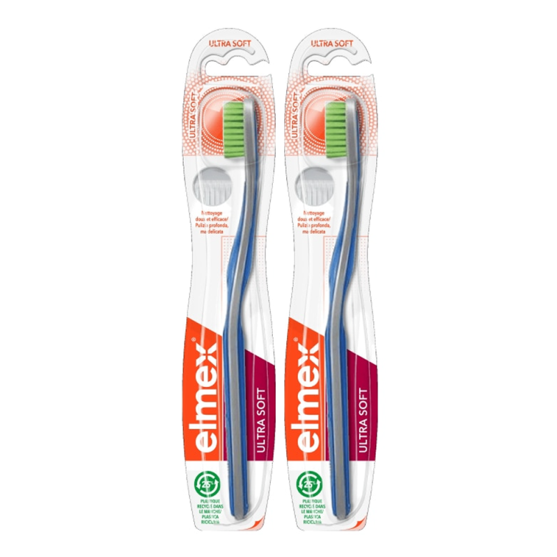 Cepillo de Dientes Elmex Anticaries Ultra Suave Set de 2