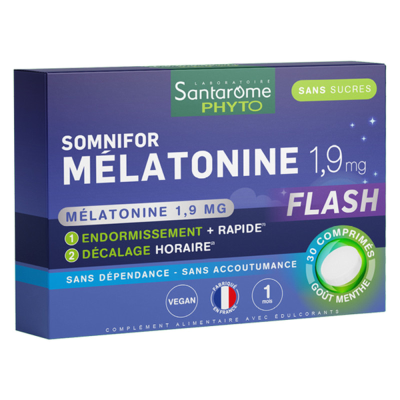 Santarome Somnifor Melatonina 1,9mg 30 comprimidos