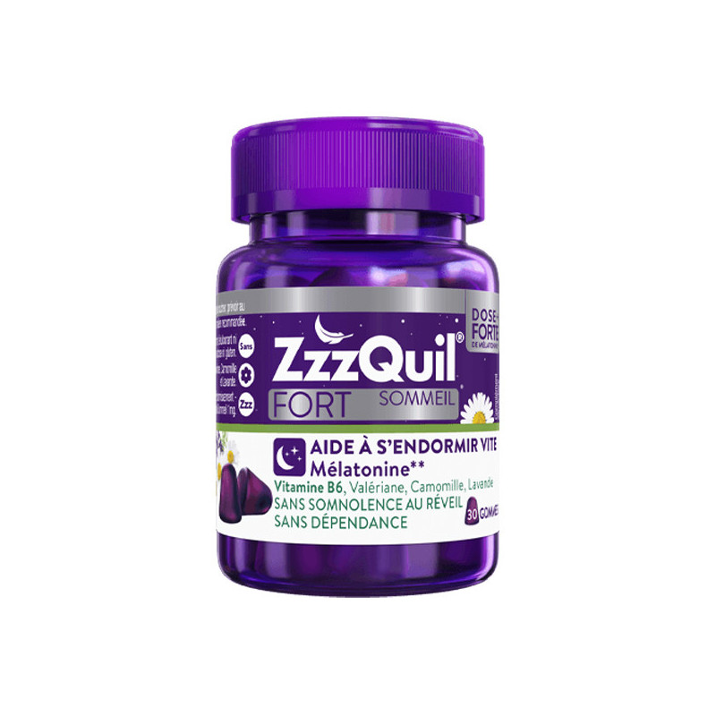 ZzzQuil Fort Sommeil sabor bayas silvestres 60 gominolas