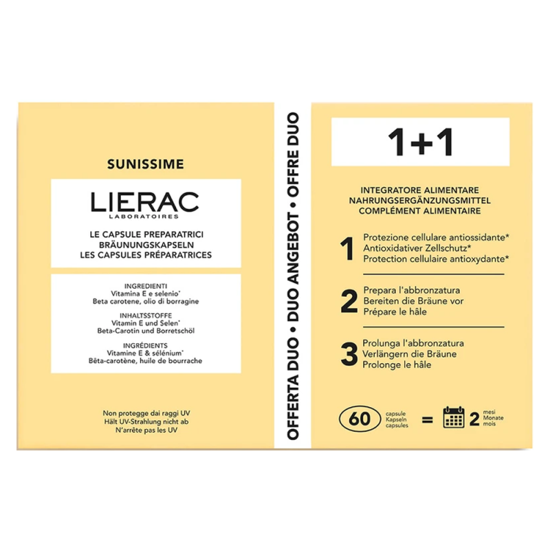 Lierac Duo Sunissime Cápsulas preparatorias