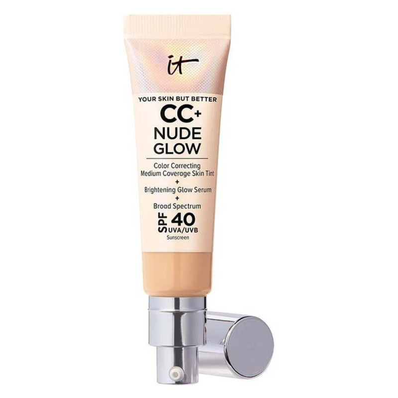 It Cosmetics CC+ Nude Glow Foundation + Serum SPF40 medio 32ml