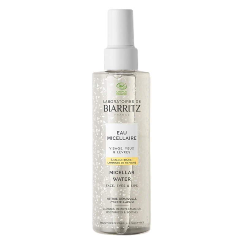 Laboratoires de Biarritz Agua micelar bio para rostro, ojos y labios 200ml