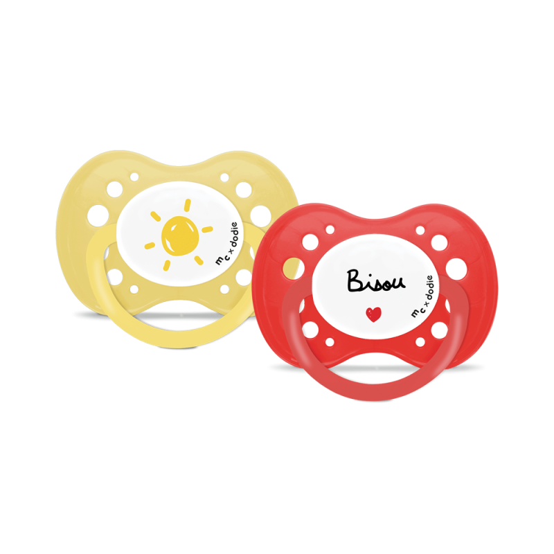 Dodie Mathilde Cabanas lote de 2 chupetes anatómicos +18 meses