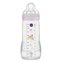 MAM Easy Active Lila biberón +4 meses 330ml