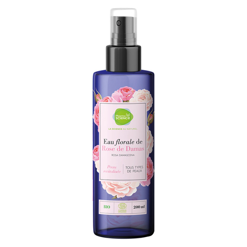 Pharmascience Agua floral de Rosa de Damasco bio 200ml