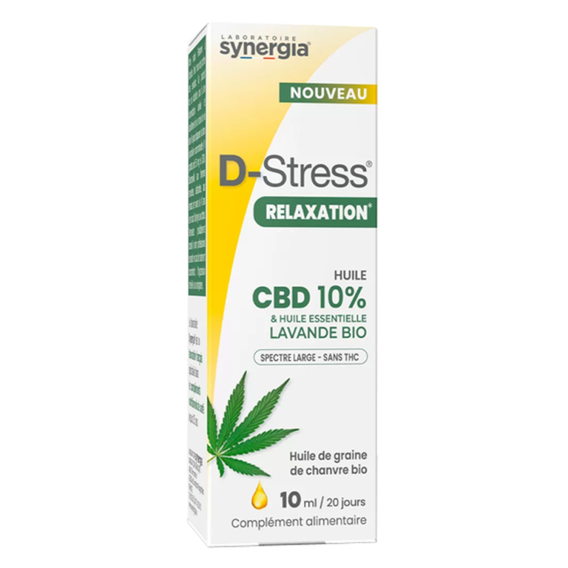 Synergia D-Stress Relajación Aceite de CBD 10ml