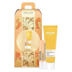 Set Crema Fría Weleda 30ml + Cuidado Labial Everon 4,8gr