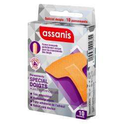 Assanis Apósitos Especiales Dedos 10 unidades