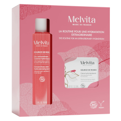 Set de Regalo Melvita Hidratación Extraordinaria Fuentes de Rosas
