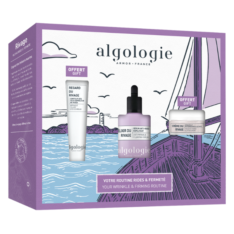 Algologie Set de Regalo de Navidad Rivage Rutina Antiarrugas y Reafirmante