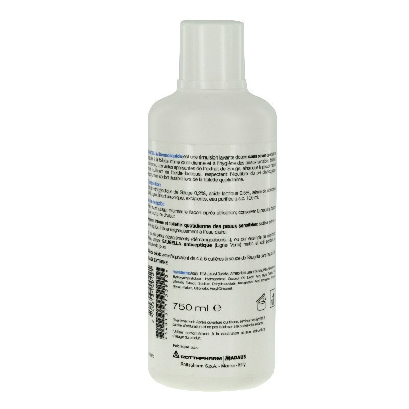 Saugella dermoliquid azul...